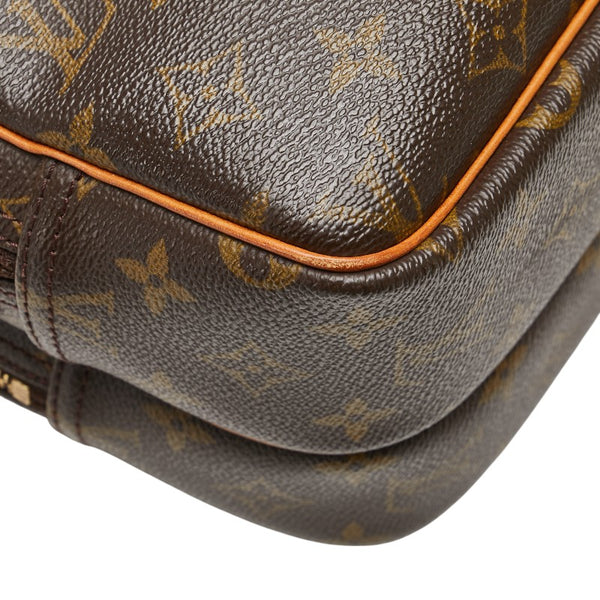 ルイ ヴィトン モノグラム  リポーターPM 斜め掛け ショルダーバッグ  M45254 ブラウン PVC レザー レディース LOUIS VUITTON 【中古】
