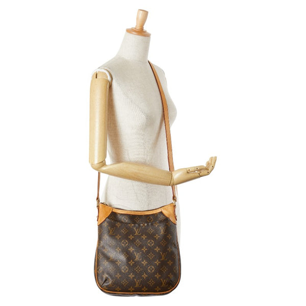 ルイ ヴィトン モノグラム オデオンPM 斜め掛け ショルダーバッグ  M56390 ブラウン PVC レザー レディース LOUIS VUITTON 【中古】