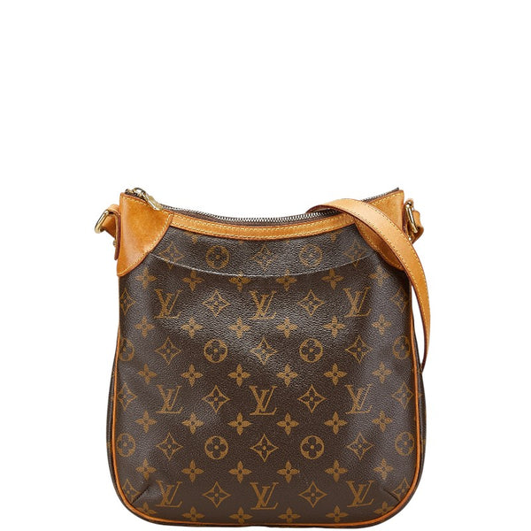 ルイ ヴィトン モノグラム オデオンPM 斜め掛け ショルダーバッグ  M56390 ブラウン PVC レザー レディース LOUIS VUITTON 【中古】