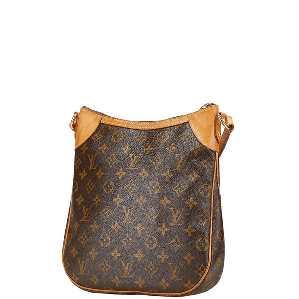 ルイ ヴィトン モノグラム オデオンPM 斜め掛け ショルダーバッグ  M56390 ブラウン PVC レザー レディース LOUIS VUITTON 【中古】