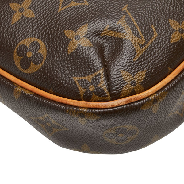 ルイ ヴィトン モノグラム オデオンPM 斜め掛け ショルダーバッグ  M56390 ブラウン PVC レザー レディース LOUIS VUITTON 【中古】