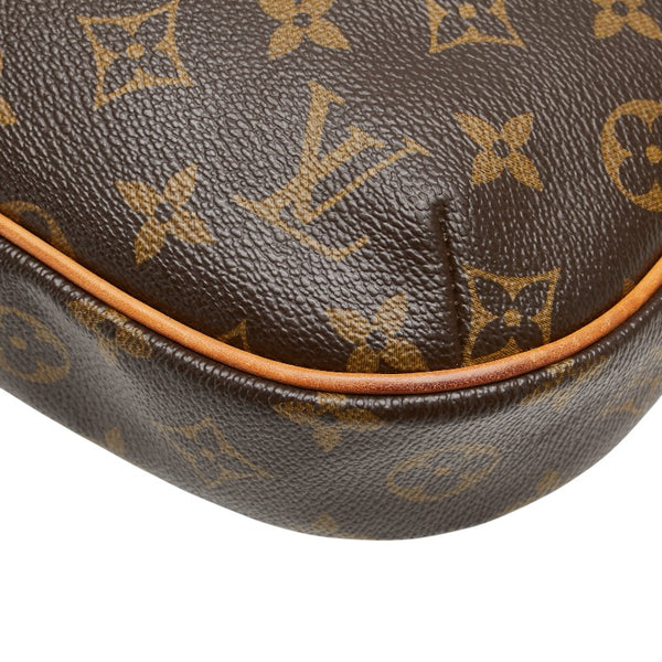 ルイ ヴィトン モノグラム オデオンPM 斜め掛け ショルダーバッグ  M56390 ブラウン PVC レザー レディース LOUIS VUITTON 【中古】