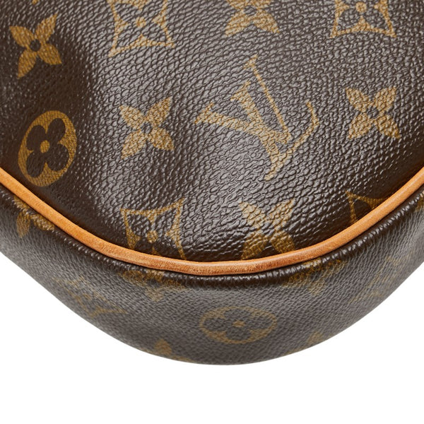 ルイ ヴィトン モノグラム オデオンPM 斜め掛け ショルダーバッグ  M56390 ブラウン PVC レザー レディース LOUIS VUITTON 【中古】