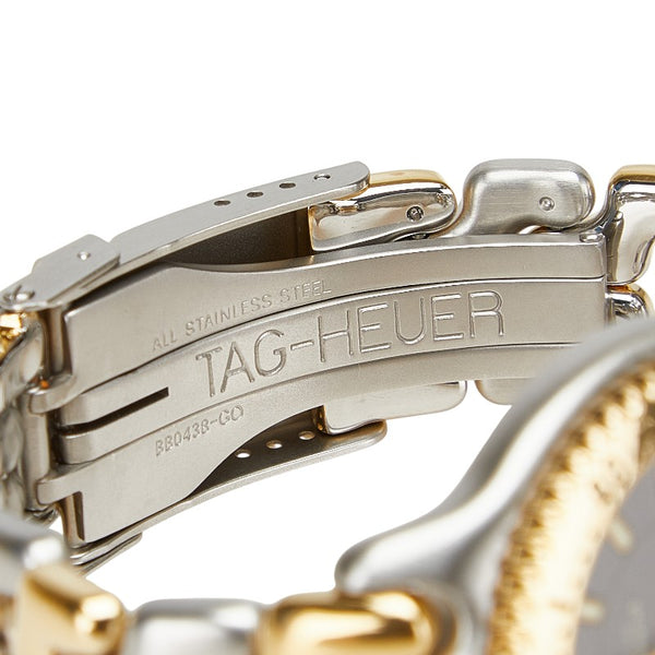 タグホイヤー セル 腕時計 WG1220-K0 クオーツ グレー文字盤 ステンレススチール メッキ メンズ TAG HEUER 【中古】