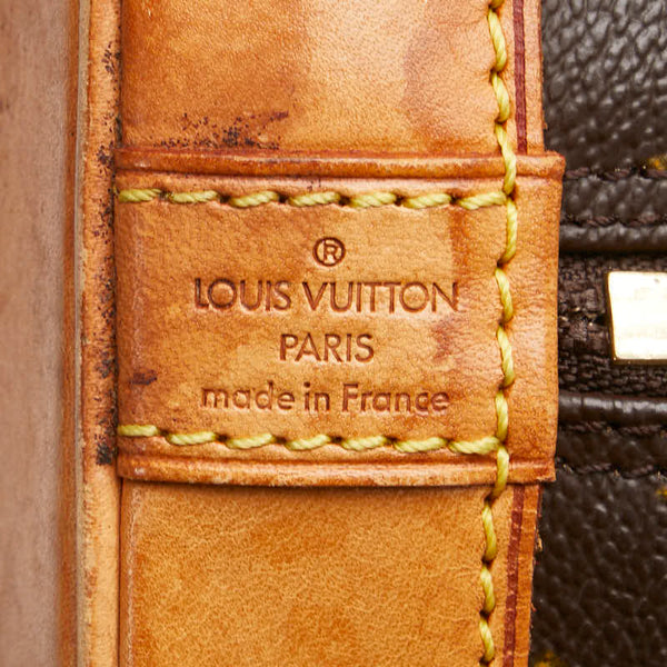 ルイ ヴィトン モノグラム アルマ ハンドバッグ M51130 ブラウン PVC レザー レディース LOUIS VUITTON 【中古】