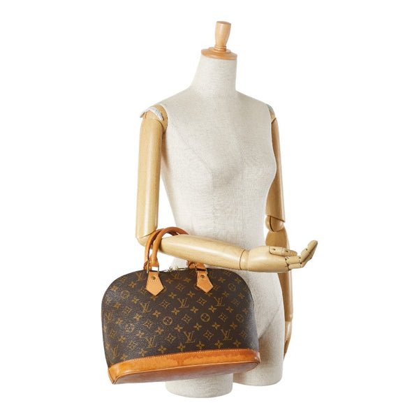 ルイ ヴィトン モノグラム アルマ ハンドバッグ M51130 ブラウン PVC レザー レディース LOUIS VUITTON 【中古】