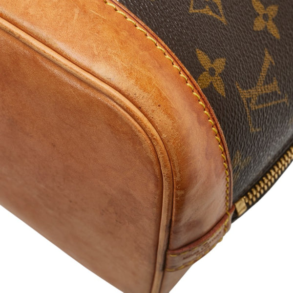 ルイ ヴィトン モノグラム アルマ ハンドバッグ M51130 ブラウン PVC レザー レディース LOUIS VUITTON 【中古】
