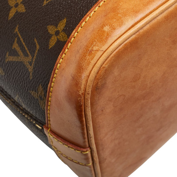 ルイ ヴィトン モノグラム アルマ ハンドバッグ M51130 ブラウン PVC レザー レディース LOUIS VUITTON 【中古】