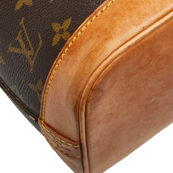 ルイ ヴィトン モノグラム アルマ ハンドバッグ M51130 ブラウン PVC レザー レディース LOUIS VUITTON 【中古】