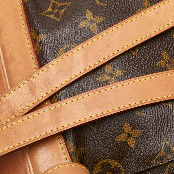 ルイ ヴィトン モノグラム モンスリMM リュック バックパック M51136 ブラウン PVC レザー レディース LOUIS VUITTON 【中古】