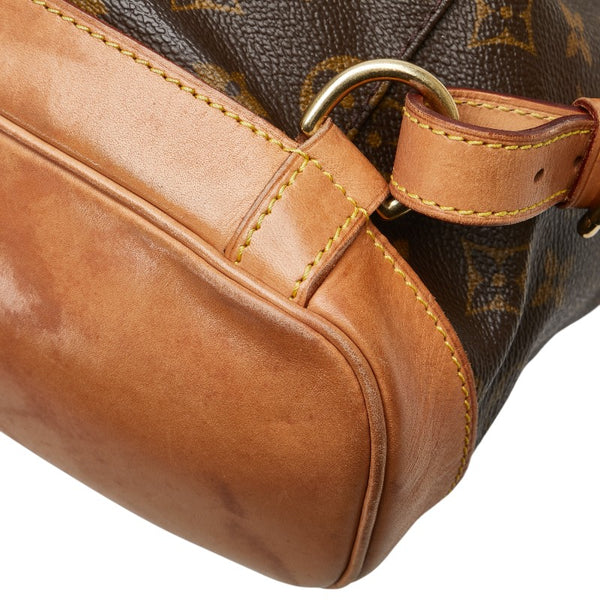 ルイ ヴィトン モノグラム モンスリMM リュック バックパック M51136 ブラウン PVC レザー レディース LOUIS VUITTON 【中古】