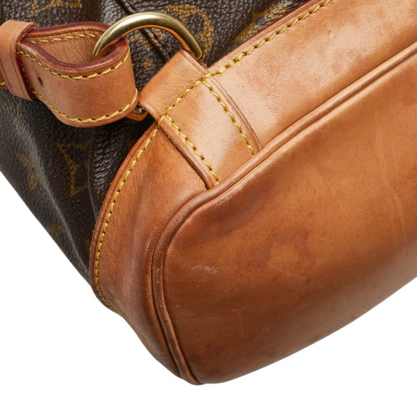 ルイ ヴィトン モノグラム モンスリMM リュック バックパック M51136 ブラウン PVC レザー レディース LOUIS VUITTON 【中古】
