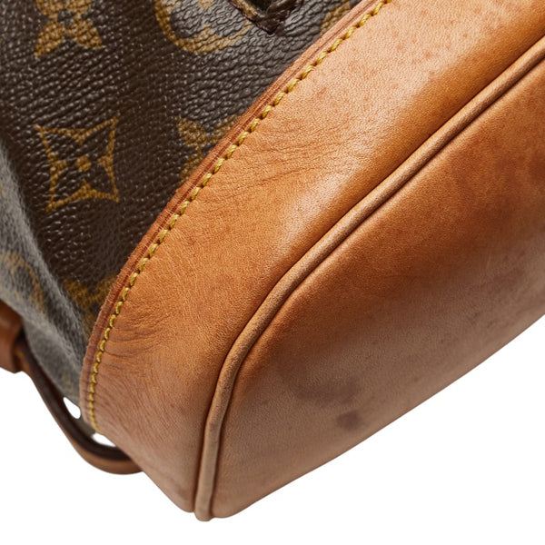 ルイ ヴィトン モノグラム モンスリMM リュック バックパック M51136 ブラウン PVC レザー レディース LOUIS VUITTON 【中古】