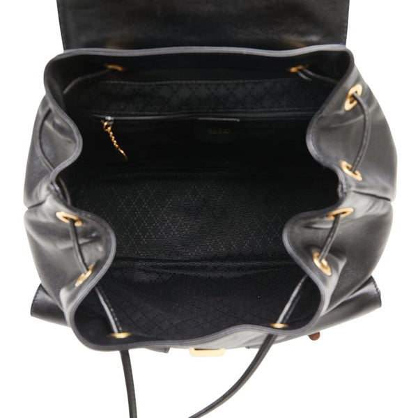 グッチ バンブー リュック バックパック 003 1998 ブラック レザー レディース GUCCI 【中古】
