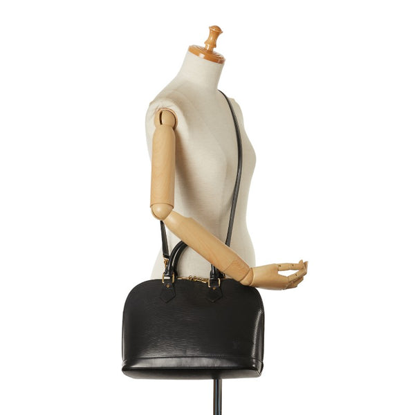 ルイ ヴィトン エピ アルマ ハンドバッグ ショルダーバッグ２WAY M52142 ノワール ブラック レザー レディース LOUIS VUITTON 【中古】