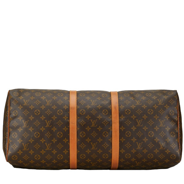 ルイ ヴィトン モノグラム キーポル60 ボストンバッグ トラベルバッグ M41422 ブラウン PVC レザー レディース LOUIS VUITTON 【中古】