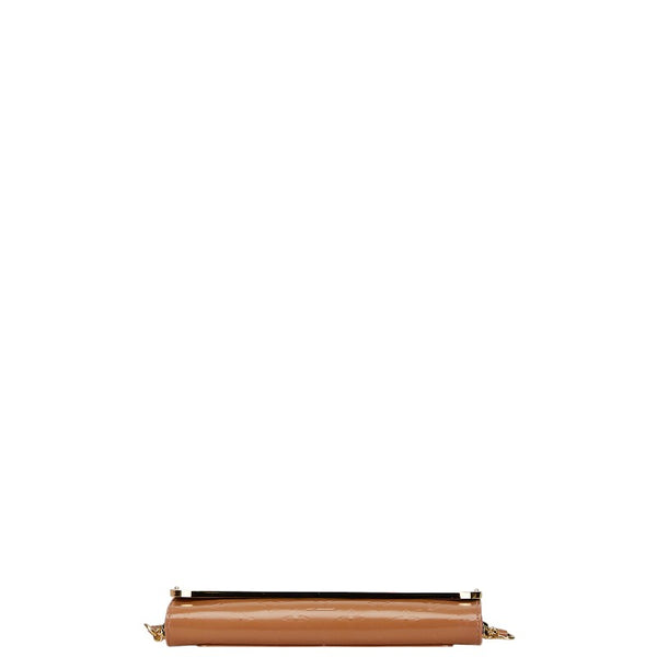 ルイ ヴィトン モノグラム ヴェルニ ロスモアMM ショルダーバッグ クラッチバッグ M91589 ベージュ パテントレザー レディース LOUIS VUITTON 【中古】