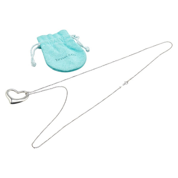 ティファニー オープンハート ネックレス シルバー SV925 シルバー レディース TIFFANY&Co. 【中古】