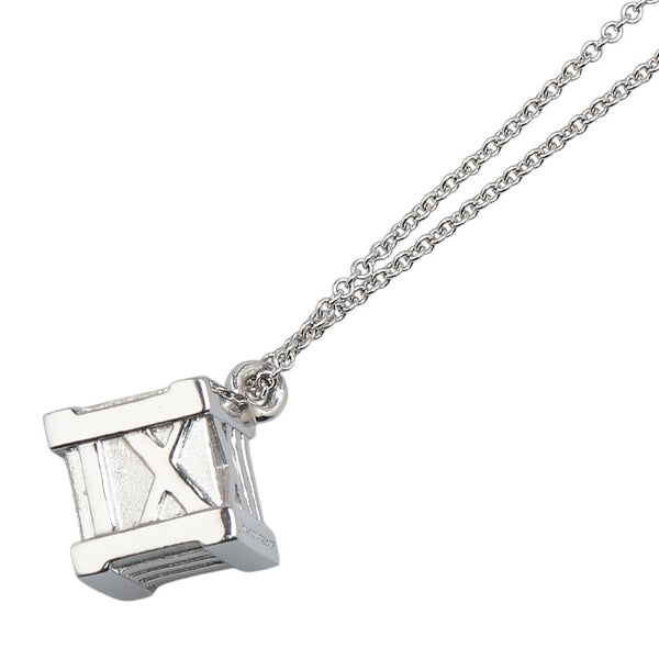 ティファニー アトラス キューブ ネックレス SV925 シルバー レディース TIFFANY&Co. 【中古】