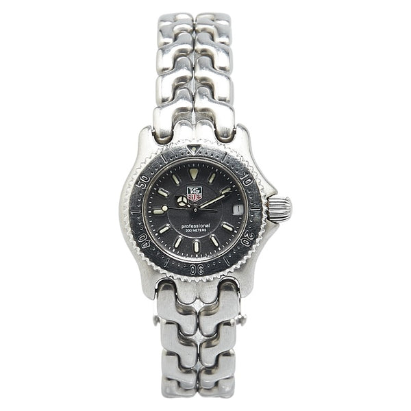 タグホイヤー セル 腕時計 WG1413-0 クオーツ グレー文字盤 ステンレススチール レディース TAG HEUER 【中古】