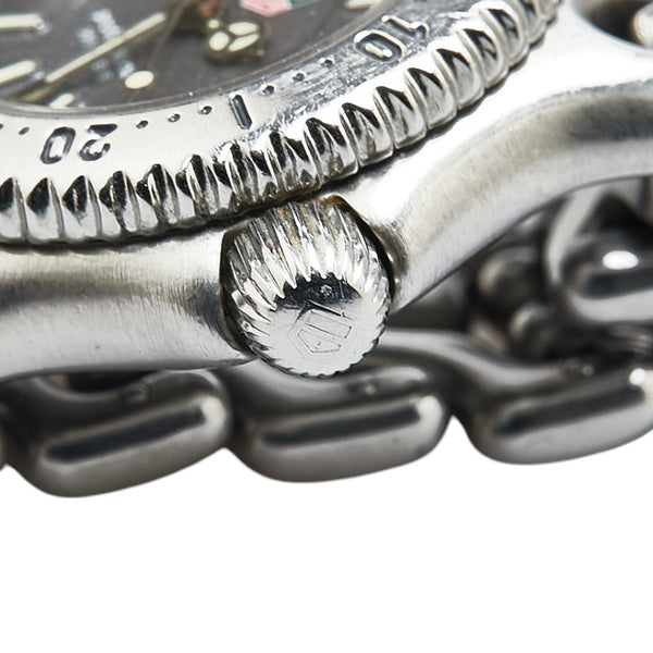 タグホイヤー セル 腕時計 WG1413-0 クオーツ グレー文字盤 ステンレススチール レディース TAG HEUER 【中古】