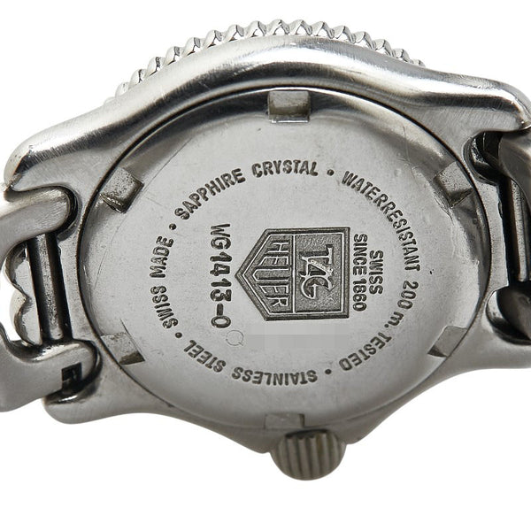 タグホイヤー セル 腕時計 WG1413-0 クオーツ グレー文字盤 ステンレススチール レディース TAG HEUER 【中古】