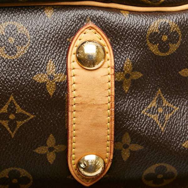 ルイ ヴィトン モノグラム ガリエラPM ワンショルダーバッグ M56382 ブラウン PVC レザー レディース LOUIS VUITTON 【中古】