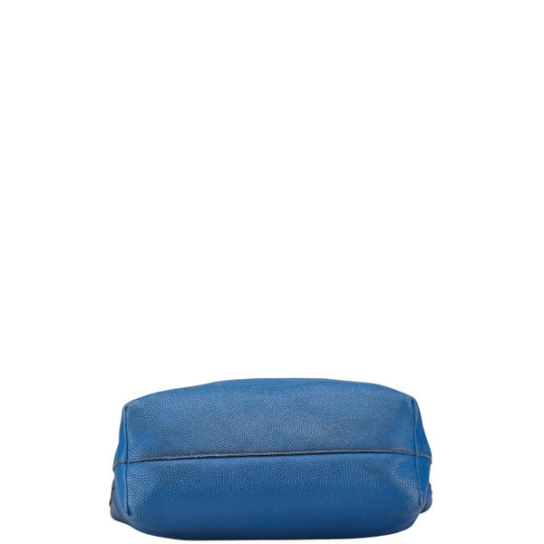 プラダ ハンドバッグ ショルダーバッグ 2WAY ブルー レザー レディース PRADA 【中古】