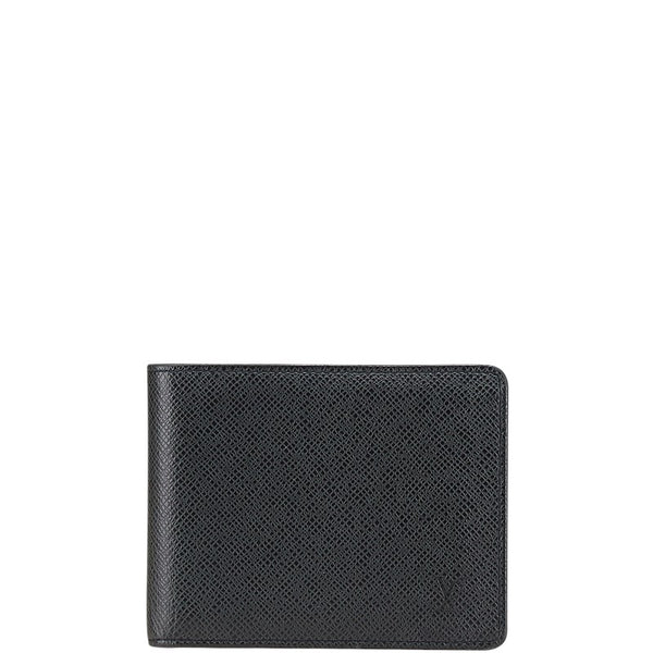 ルイ ヴィトン タイガ ポルトフォイユ フロリン 二つ折り財布 N63074 ノワール ブラック レザー メンズ LOUIS VUITTON 【中古】