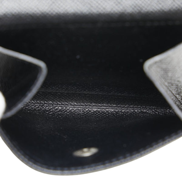 ルイ ヴィトン タイガ ポルトフォイユ フロリン 二つ折り財布 N63074 ノワール ブラック レザー メンズ LOUIS VUITTON 【中古】