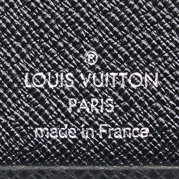 ルイ ヴィトン タイガ ポルトフォイユ フロリン 二つ折り財布 N63074 ノワール ブラック レザー メンズ LOUIS VUITTON 【中古】