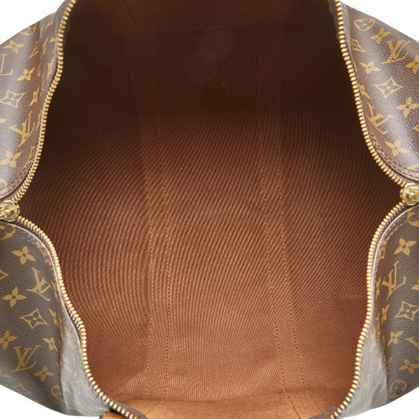 ルイ ヴィトン モノグラム キーポル50 ボストンバッグ M41426 ブラウン PVC レザー レディース LOUIS VUITTON 【中古】