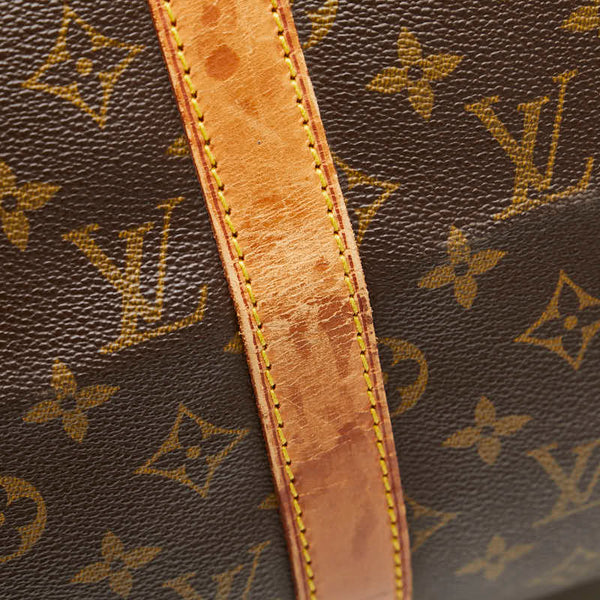 ルイ ヴィトン モノグラム キーポル50 ボストンバッグ M41426 ブラウン PVC レザー レディース LOUIS VUITTON 【中古】
