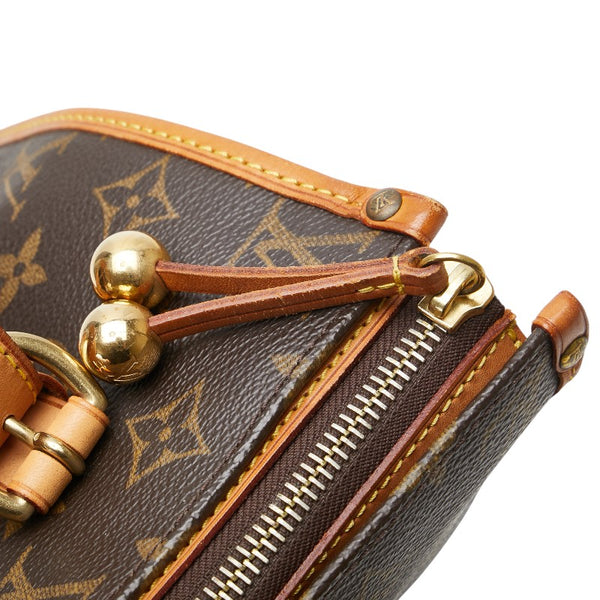 ルイ ヴィトン モノグラム ポパンクール オ ハンドバッグ M40007 ブラウン PVC レザー レディース LOUIS VUITTON 【中古】