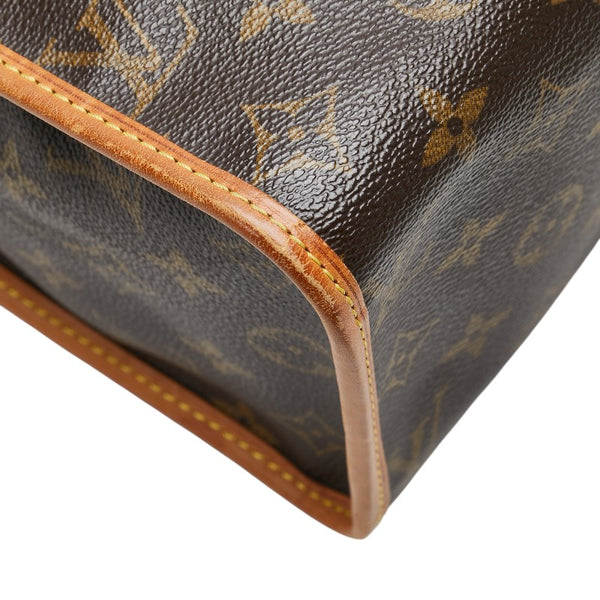 ルイ ヴィトン モノグラム ポパンクール オ ハンドバッグ M40007 ブラウン PVC レザー レディース LOUIS VUITTON 【中古】