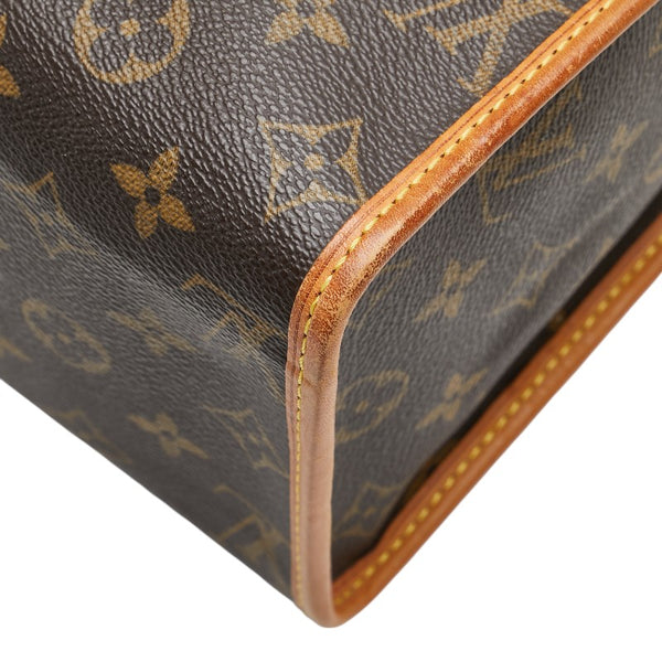ルイ ヴィトン モノグラム ポパンクール オ ハンドバッグ M40007 ブラウン PVC レザー レディース LOUIS VUITTON 【中古】
