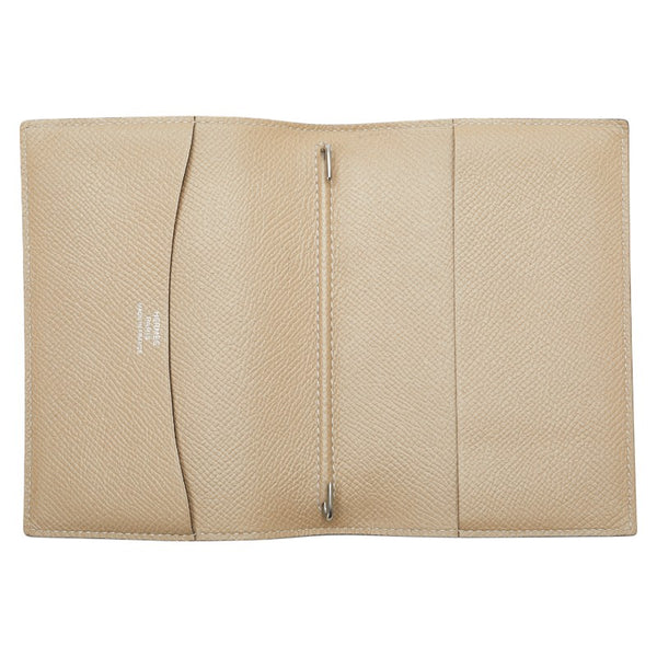 エルメス アジェンダPM 手帳カバー ベージュ マルチカラー ヴォーエプソン レディース HERMES 【中古】