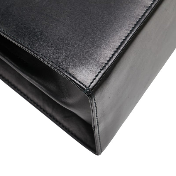 サルヴァトーレフェラガモ ガンチーニ ハンドバッグ ショルダーバッグ 2WAY O21 2181 ブラック レザー レディース Salvatore Ferragamo 【中古】