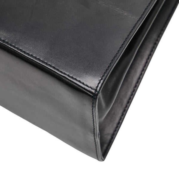 サルヴァトーレフェラガモ ガンチーニ ハンドバッグ ショルダーバッグ 2WAY O21 2181 ブラック レザー レディース Salvatore Ferragamo 【中古】