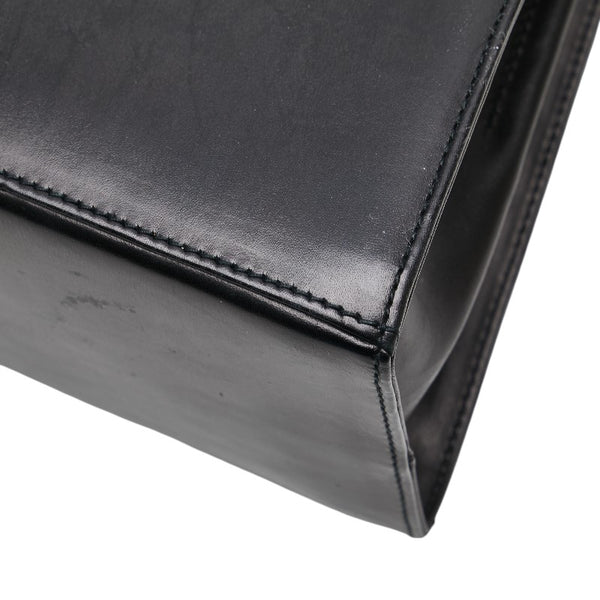 サルヴァトーレフェラガモ ガンチーニ ハンドバッグ ショルダーバッグ 2WAY O21 2181 ブラック レザー レディース Salvatore Ferragamo 【中古】