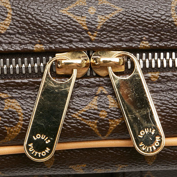 ルイ ヴィトン モノグラム マンハッタンPM ハンドバッグ M40026 ブラウン PVC レザー レディース LOUIS VUITTON 【中古】
