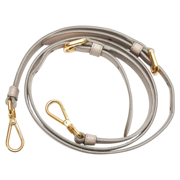 プラダ リボン ハンドバッグ ショルダーバッグ 2WAY ベージュ レザー レディース PRADA 【中古】