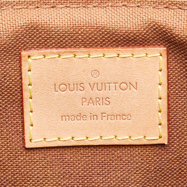 ルイ ヴィトン モノグラム パレルモPM ハンドバッグ ショルダーバッグ 2WAY M40145 ブラウン PVC レザー レディース LOUIS VUITTON 【中古】