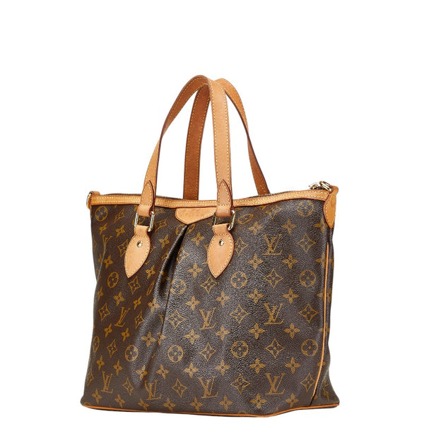 ルイ ヴィトン モノグラム パレルモPM ハンドバッグ ショルダーバッグ 2WAY M40145 ブラウン PVC レザー レディース LOUIS VUITTON 【中古】