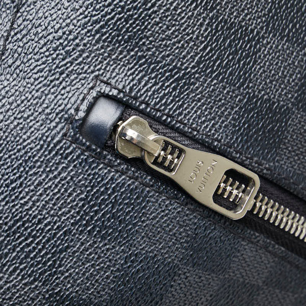 ルイ ヴィトン ダミエ グラフィット ミックPM 斜め掛け ショルダーバッグ N41211 ブラック PVC レザー メンズ LOUIS VUITTON 【中古】