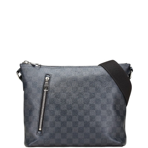 ルイ ヴィトン ダミエ グラフィット ミックPM 斜め掛け ショルダーバッグ N41211 ブラック PVC レザー メンズ LOUIS VUITTON 【中古】