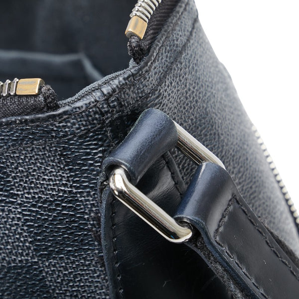 ルイ ヴィトン ダミエ グラフィット ミックPM 斜め掛け ショルダーバッグ N41211 ブラック PVC レザー メンズ LOUIS VUITTON 【中古】