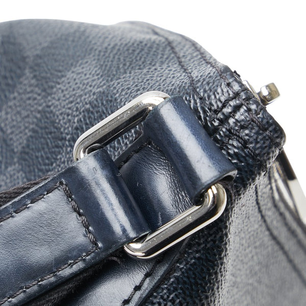 ルイ ヴィトン ダミエ グラフィット ミックPM 斜め掛け ショルダーバッグ N41211 ブラック PVC レザー メンズ LOUIS VUITTON 【中古】