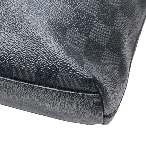 ルイ ヴィトン ダミエ グラフィット ミックPM 斜め掛け ショルダーバッグ N41211 ブラック PVC レザー メンズ LOUIS VUITTON 【中古】