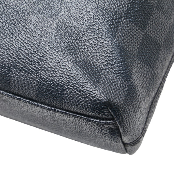 ルイ ヴィトン ダミエ グラフィット ミックPM 斜め掛け ショルダーバッグ N41211 ブラック PVC レザー メンズ LOUIS VUITTON 【中古】